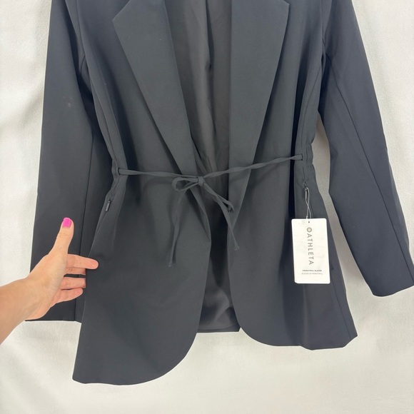 NWT Athleta women’s 4 black blazer jacket endless primatwill professional work - Picture 7 of 13